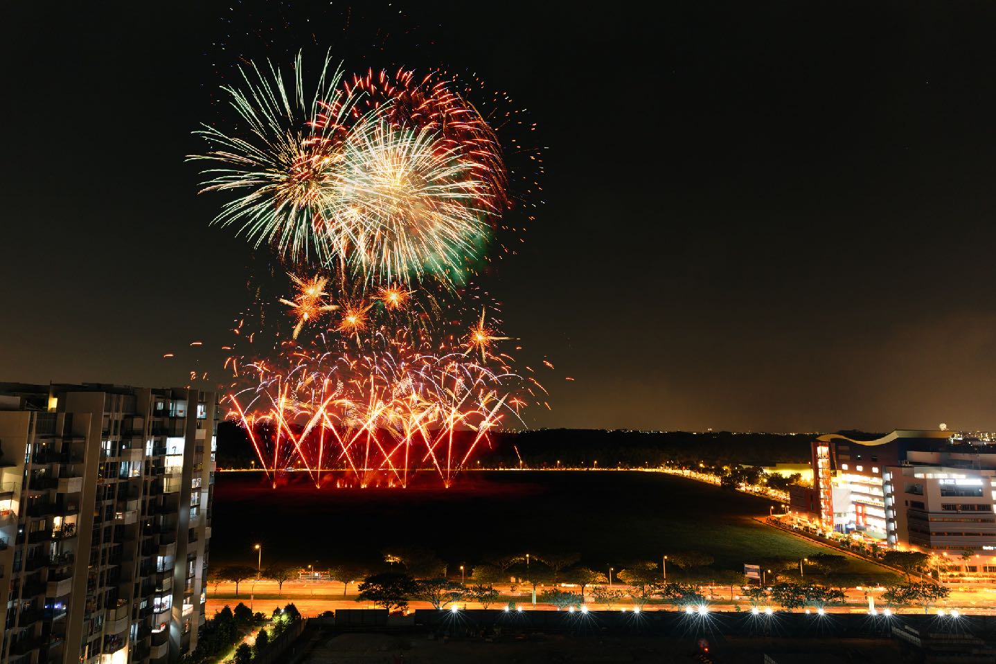 NDP 2020 Fireworks at Heartlands